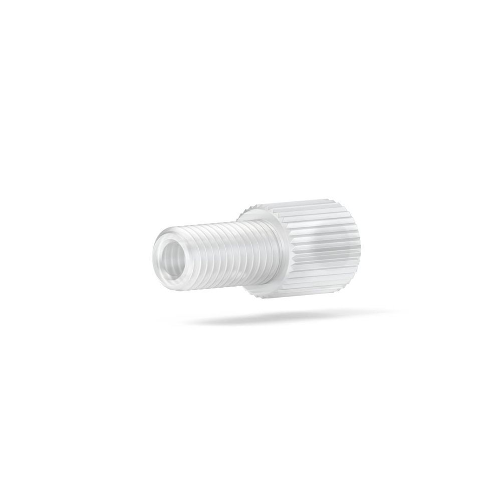 Genetec - PFA Nut Flangeless Flat-Bottom - 1/4-28 1/8 in Natural ...