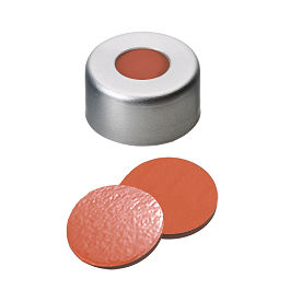 Crimp Cap (Clear lacquered) 11 mm, Nat.Rubber/Butyl/TEF Septa