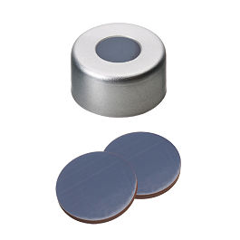 Crimp Cap (Clear lacquered) 11 mm, PTFE/Butyl/PTFE Septa