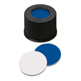 Screw Cap (Black) 13 mm, Silicone/PTFE Septa