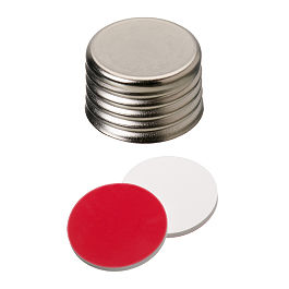 Screw Cap (Silver) 18 mm, Silicone/PTFE Septa