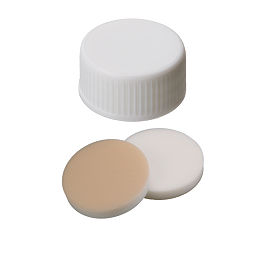 Screw Cap (White) 24 mm, Silicone/PTFE Septa