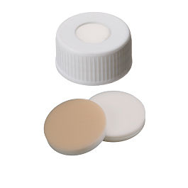 Screw Cap (White) 24 mm, Silicone/PTFE Septa