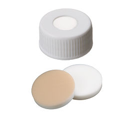 Screw Cap (White) 24 mm, Silicone/PTFE Septa