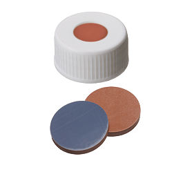 Screw Cap (White) 24 mm, Butyl/PTFE Septa