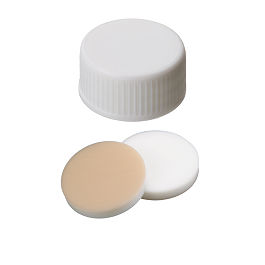 Screw Cap (White) 24 mm, Silicone/PTFE Septa