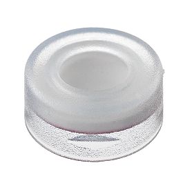 Snap Ring Cap (Transparent) 11 mm, Silicone/PTFE Septa