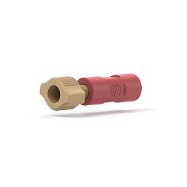 Low Pressure - Adapter (Threaded), PEEK, Flat-Bottom - 10-32 to M6