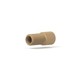 PEEK Nut Flangeless Flat-Bottom - 5/16-24 3/16 in 