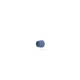 Tefzel Ferrule Flangeless Flat-Bottom - 5/16-24 3/16 in Blue