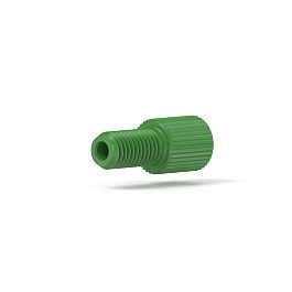 Delrin Nut Flangeless Flat-Bottom - 1/4-28 1/16 in Green