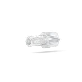 PFA Nut Flangeless Flat-Bottom - 1/4-28 1/16 in Natural