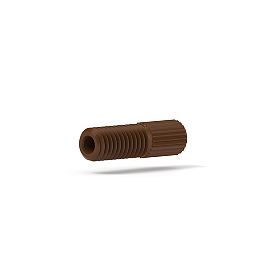 PPS Nut Flangeless Flat-Bottom - M6 1/16 in Natural