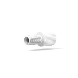 Delrin Nut Flangeless Flat-Bottom - 1/4-28 1/8 in White