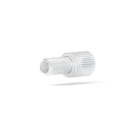 Polypropylene Nut Flangeless Flat-Bottom - 1/4-28 1/8 in Natural