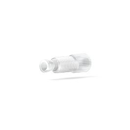 Delrin/Tefzel Fitting Flangeless Flat-Bottom - 5/16-24 3/16 in White/Natural