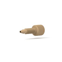PEEK Nut One-Piece Coned - 10-32 1/16 in Natural
