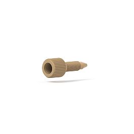 PEEK Plug Plug or Cap Coned - 10-32 Black