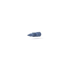 PEEK Nut MicroTight Coned - 6-32 360 µm Blue
