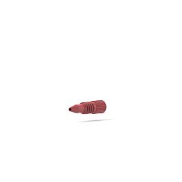 PEEK Nut MicroTight Coned - 6-32 1/32 in Red