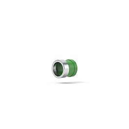Tefzel Ferrule Super Flangeless Flat-Bottom - 5/16-24 3/16 in Green