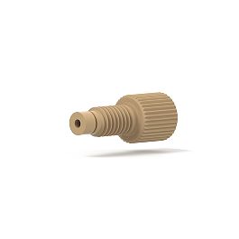 PEEK Fitting Super Flangeless Flat-Bottom - M6 1/16 in 