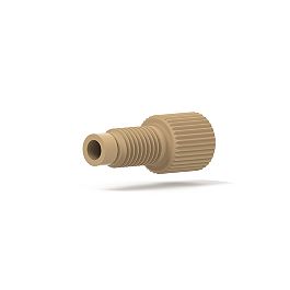 PEEK Fitting Super Flangeless Flat-Bottom - 1/4-28 1/8 in 