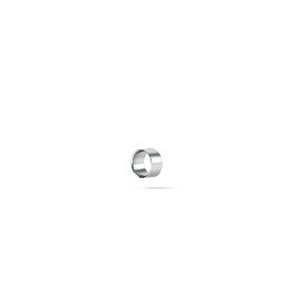 PEEK/Stainless Steel Ferrule Super Flangeless Flat-Bottom - 1/4-28 or M6 1/8 in Black