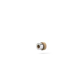 PEEK/Stainless Steel Ferrule Super Flangeless Flat-Bottom - M6 2.0 mm Natural