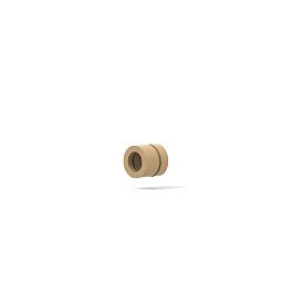 PEEK/Stainless Steel Ferrule Super Flangeless Flat-Bottom - 1/4-28 1/8 in Natural