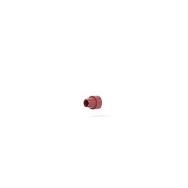 Tefzel Ferrule VacuTight Flat-Bottom - 1/4-28 or M6 1/16 in Red