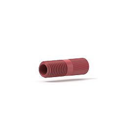 Delrin Fitting VacuTight Flat-Bottom - M6 1/8 in 