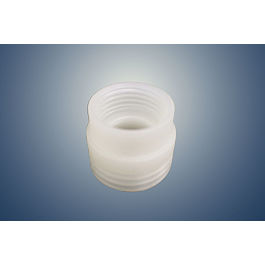 Thread adapter GL40 (f) to GL45 (m) in polypropylene (PP)
