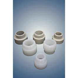Thread adapter GL45 (f) to GL38 (m) in polypropylene (PP)