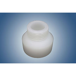 Thread adapter GL60 (f) to S45 (m) in polypropylene (PP)