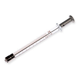 Instrument|Standard Reagent Syringe|OEM Syringe Pump Syringe Calibrated Syringe 25 µl Metal (N) Hub or Kel-F Hub PST 