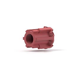 Selection Valve, 6 Position-7 Port .063 Red 