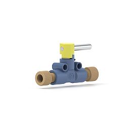 Shut-Off Valve Tefzel® (ETFE) with 1/16'' Fittings 