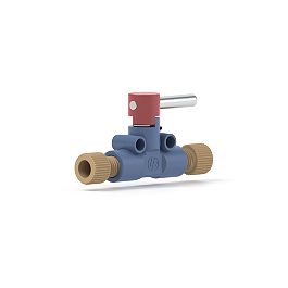 Shut-Off Valve Tefzel® (ETFE) with 1/8'' Fittings 