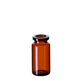 Crimp Neck Vial ND20 10,0 ml 46 x 22,5 mm Amber