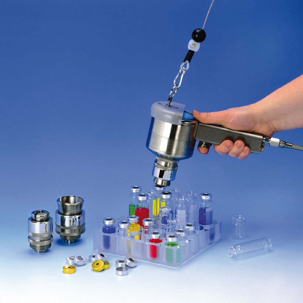 Genetec - Pneumatic Basic Crimping Tool - Vial Accessories - Vials ...