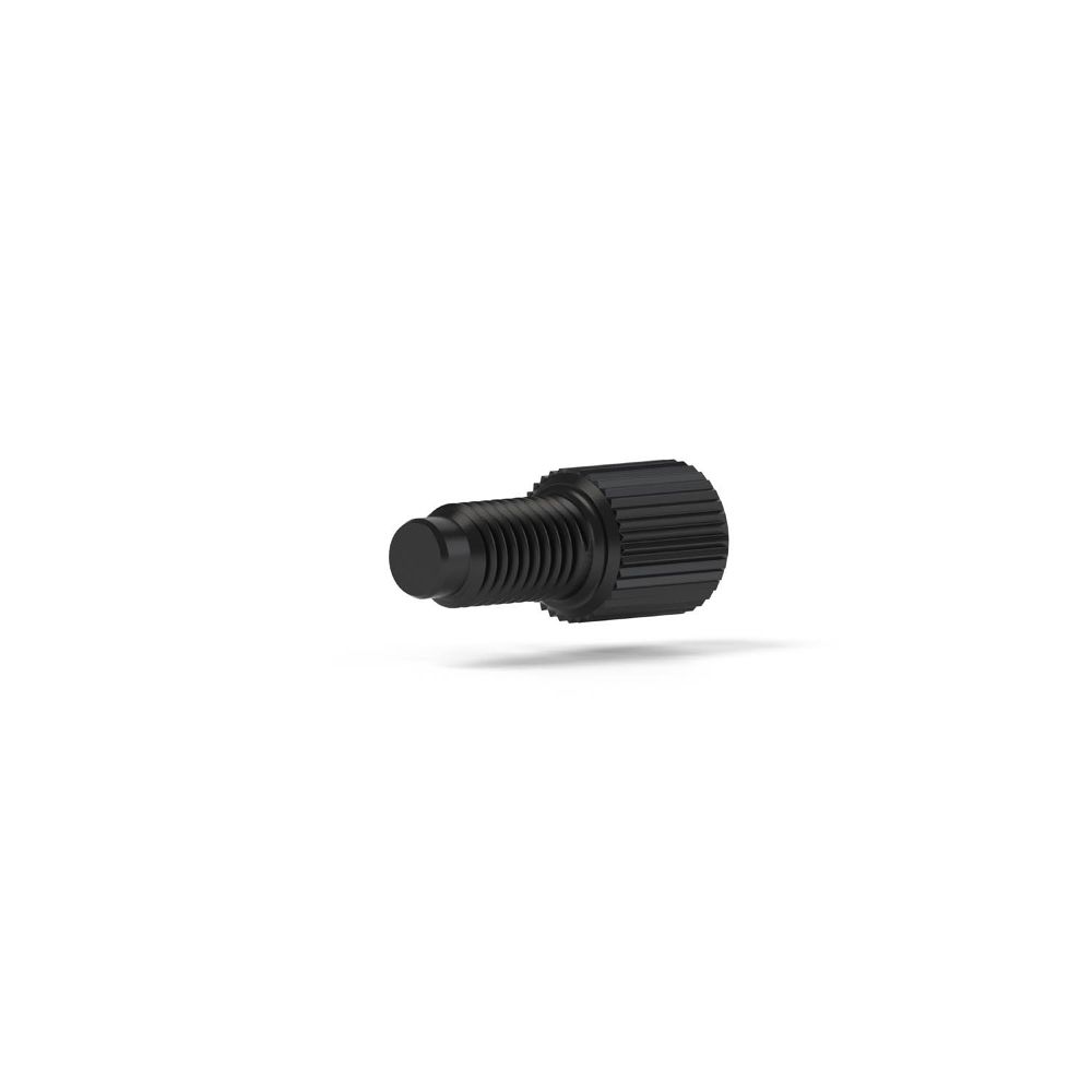 Genetec - Delrin Plug Plug or Cap Flat-Bottom - 1/4-28 Black - Fittings ...