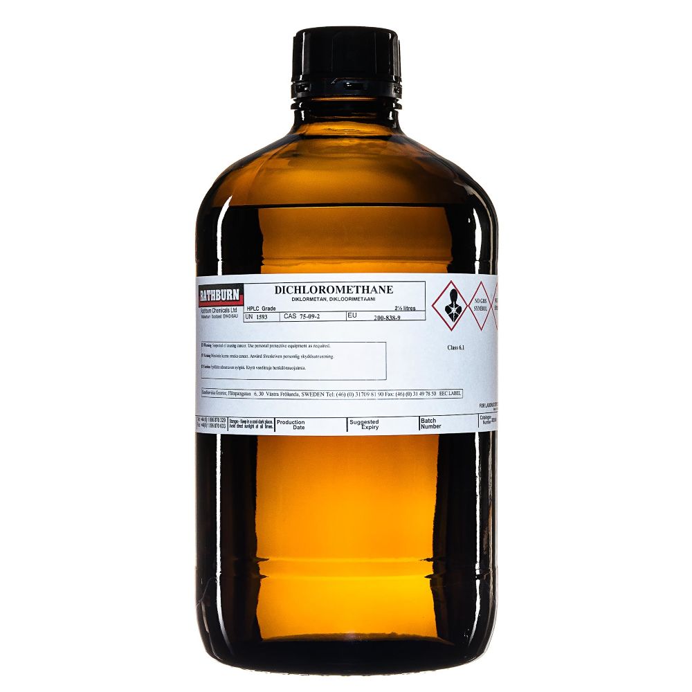 Dichloromethane, 2,5 liter Solvents HPLC Accessories