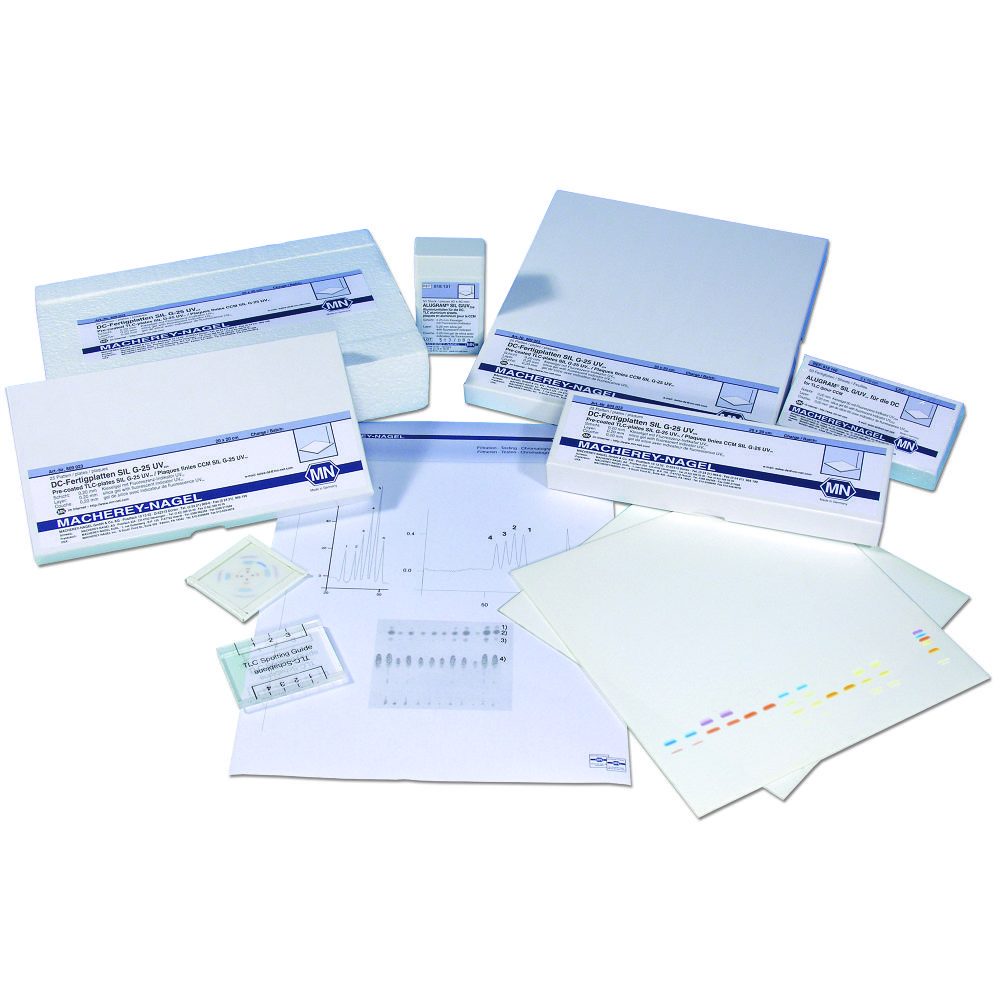 TLCplates SIL G25 UV 254+366, 10x20 cm TLC Plates
