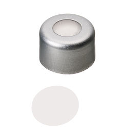 Crimp Cap (Clear lacquered) 8 mm, PTFE virginal Septa
