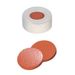 Snap Ring Cap (Transparent) 11 mm, Nat.Rubber/TEF Septa