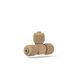 High Pressure - Tee, PEEK, Coned - 5/16-24