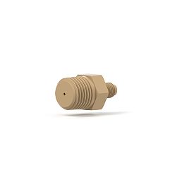 Low Pressure - Adapter (Threaded), PEEK, Flat-Bottom - 1/4-28 to 1/4 NPT