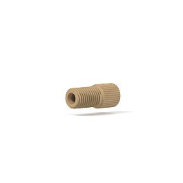 PEEK Nut Flangeless Flat-Bottom - 5/16-24 3.0 mm Natural