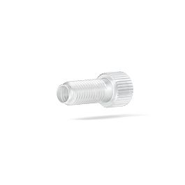 Tefzel Nut Flangeless Flat-Bottom - 1/4-28 1/8 in 